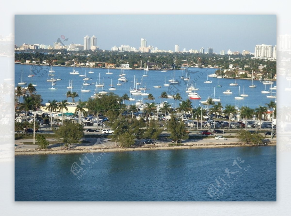 迈阿密海岸城市风光图片
