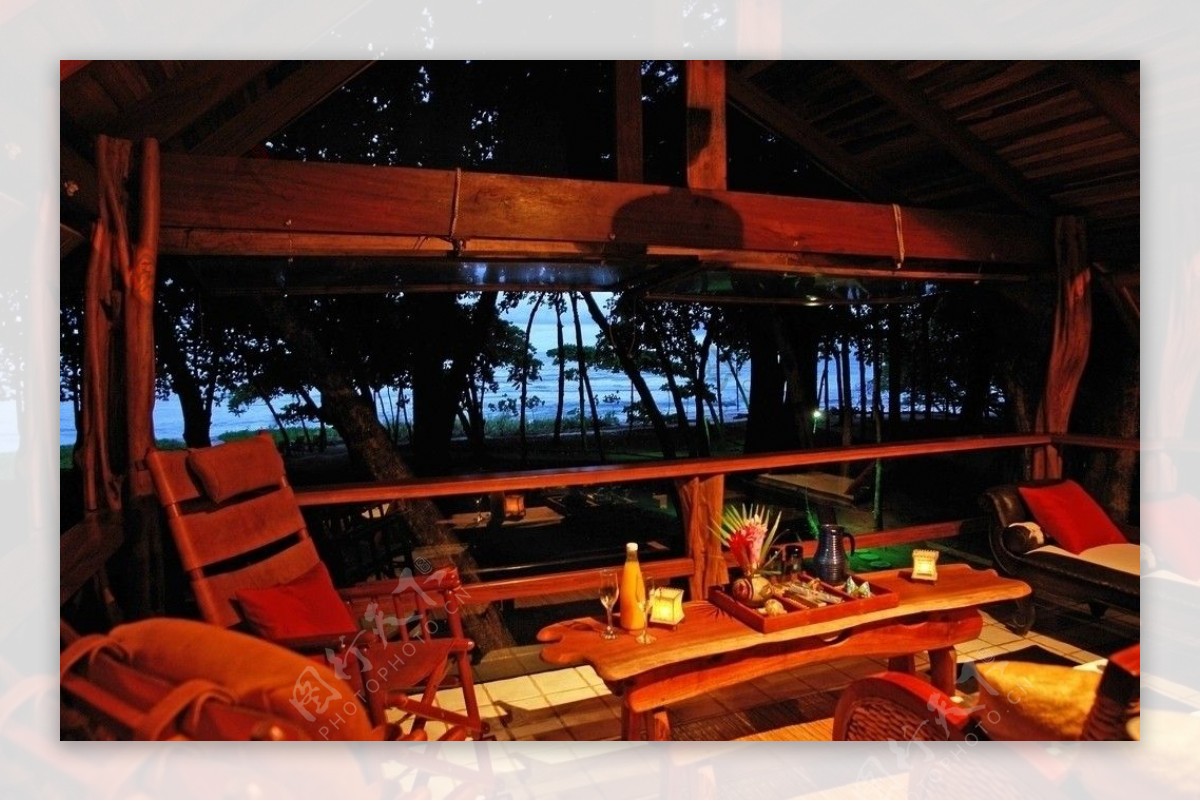 哥斯达黎加尼克亚湾海滨度假村酒吧图片