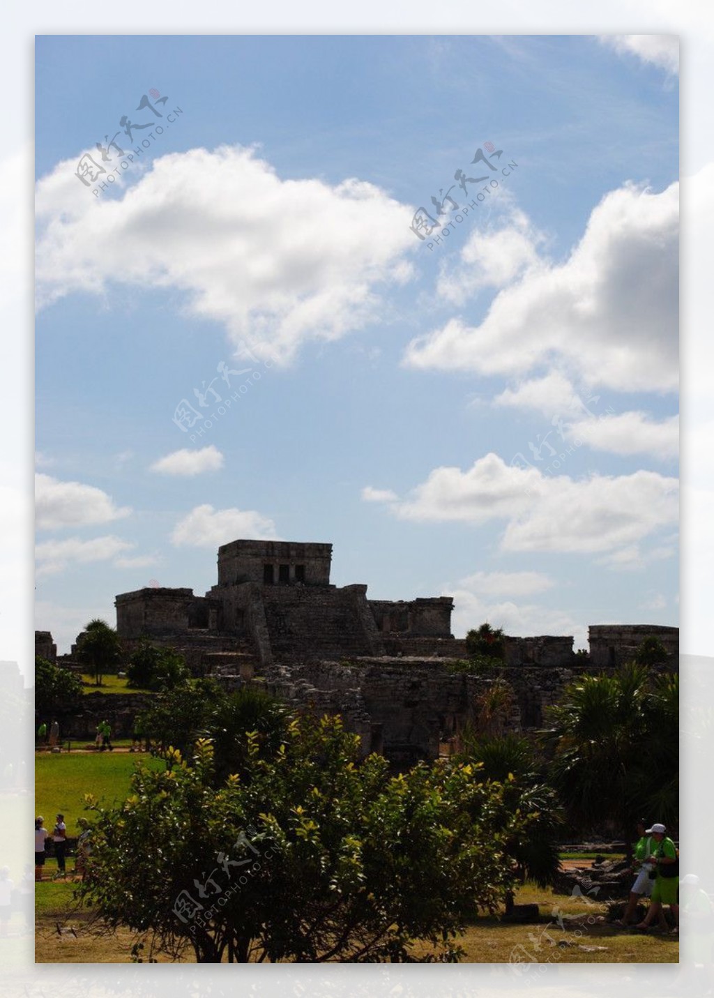 墨西哥玛雅古城遗址图片