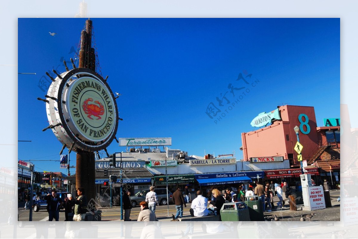 旧金山渔人码头大蟹广场图片