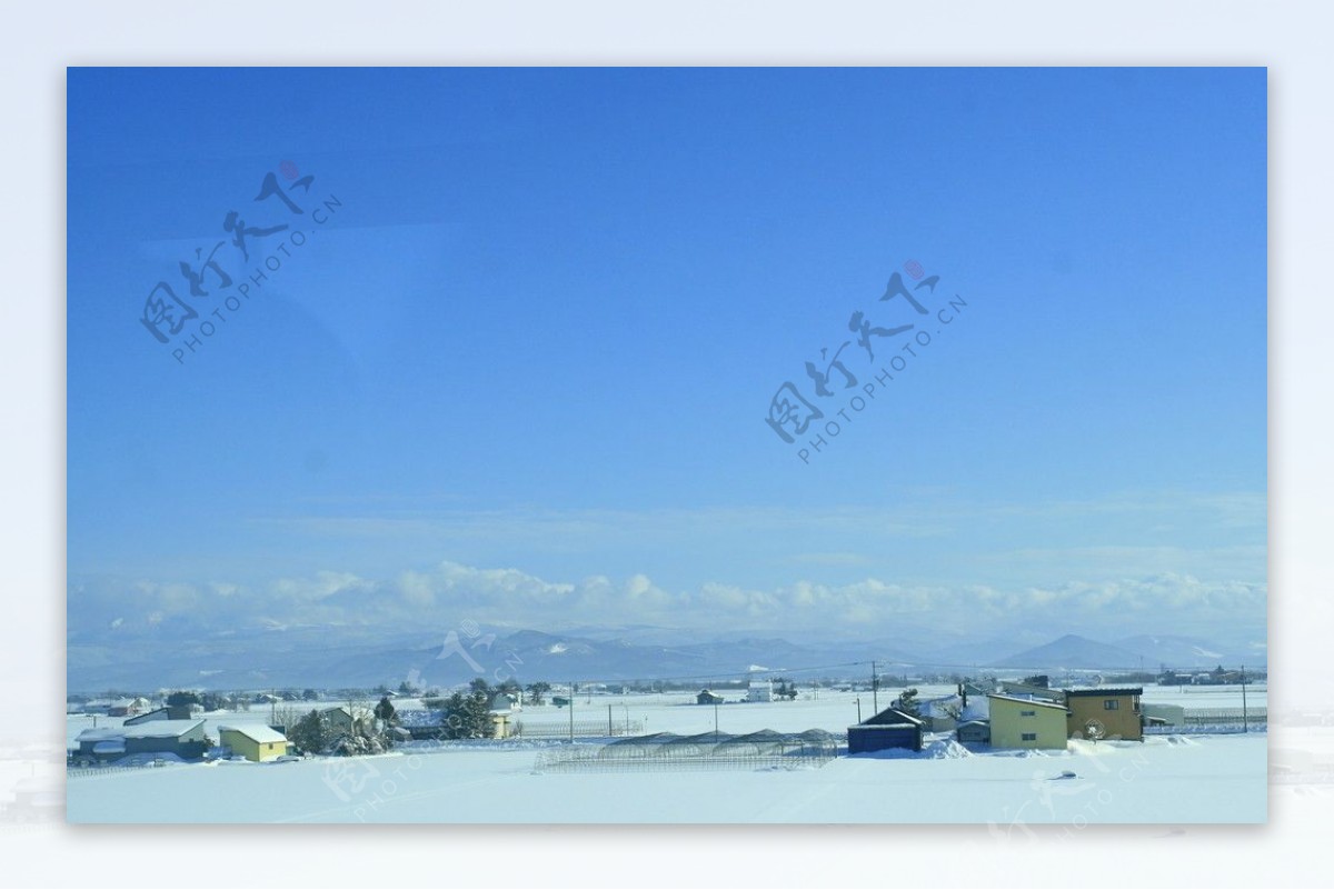 北海道雪景图片