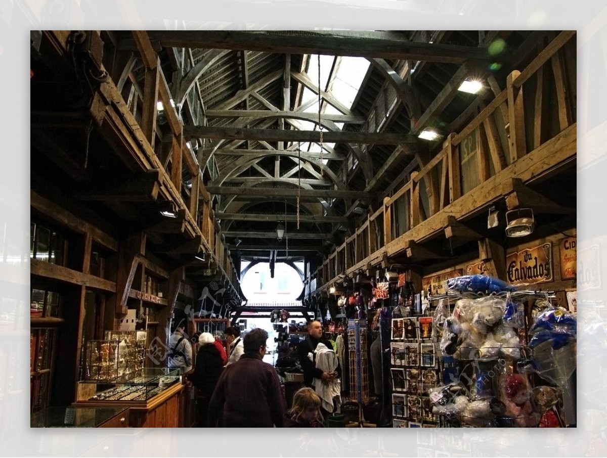 法国埃特勒塔诺曼底旅游纪念品市场图片