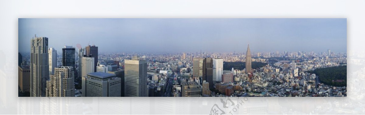 高清晰新宿副市中心图片