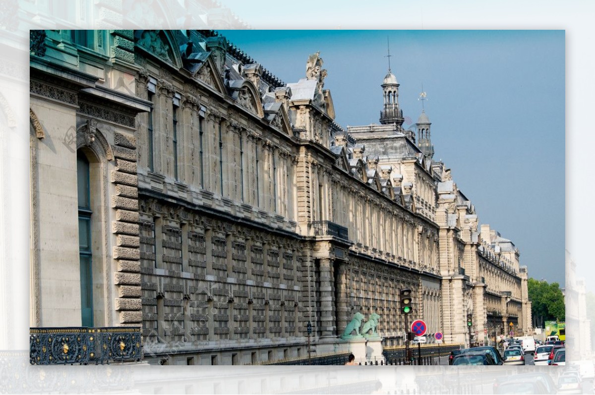 巴黎盧浮宮外觀图片