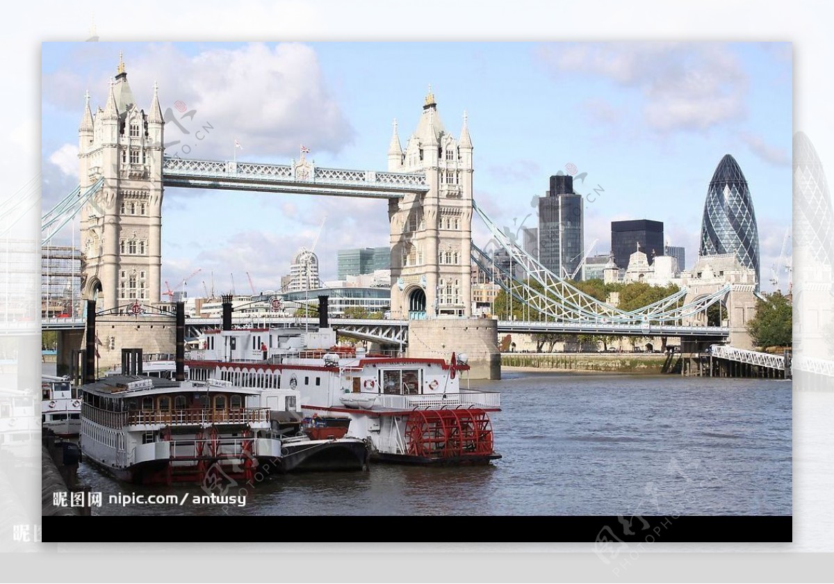 美丽的英国伦敦塔桥图片