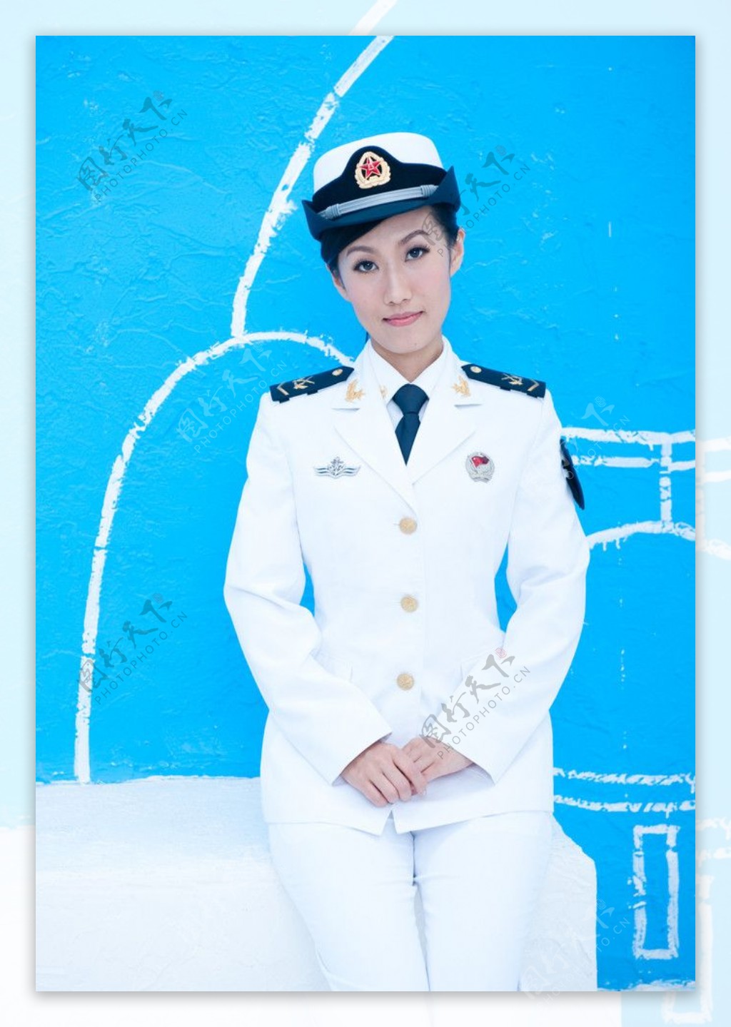 海军美丽女兵图片