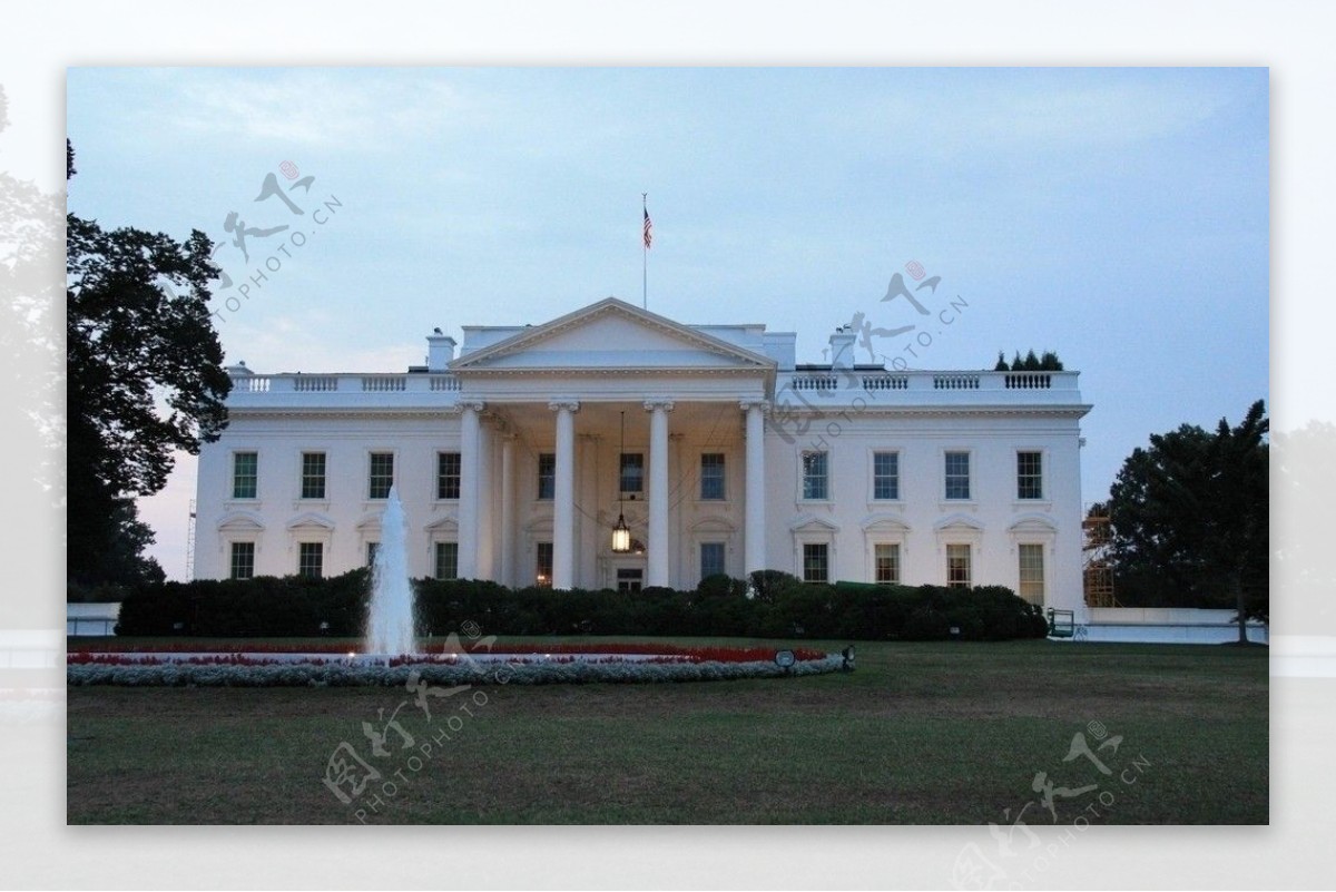 美国总统府白宫图片