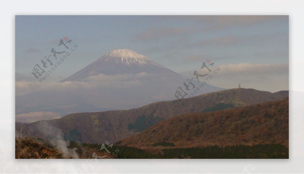 箱根看富士山图片