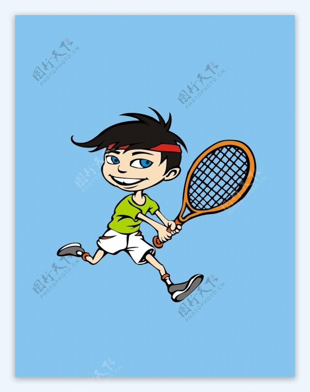 网球小子图片