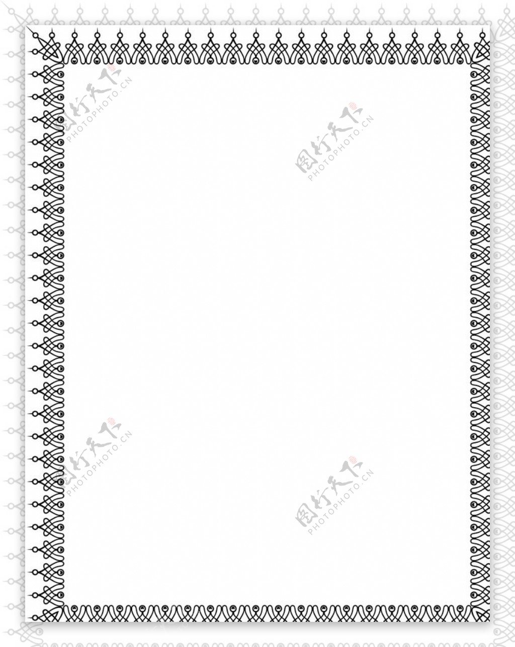 花纹相框设计图片