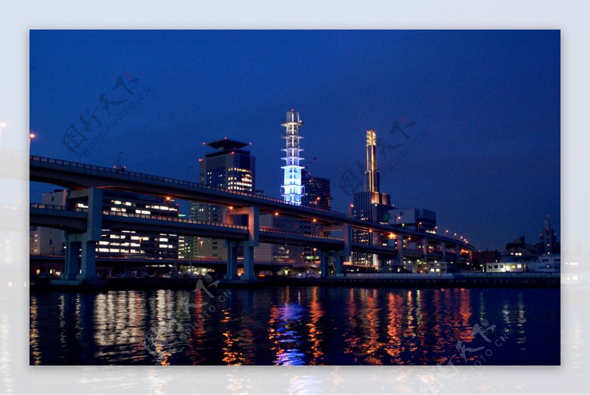大阪港夜景图片