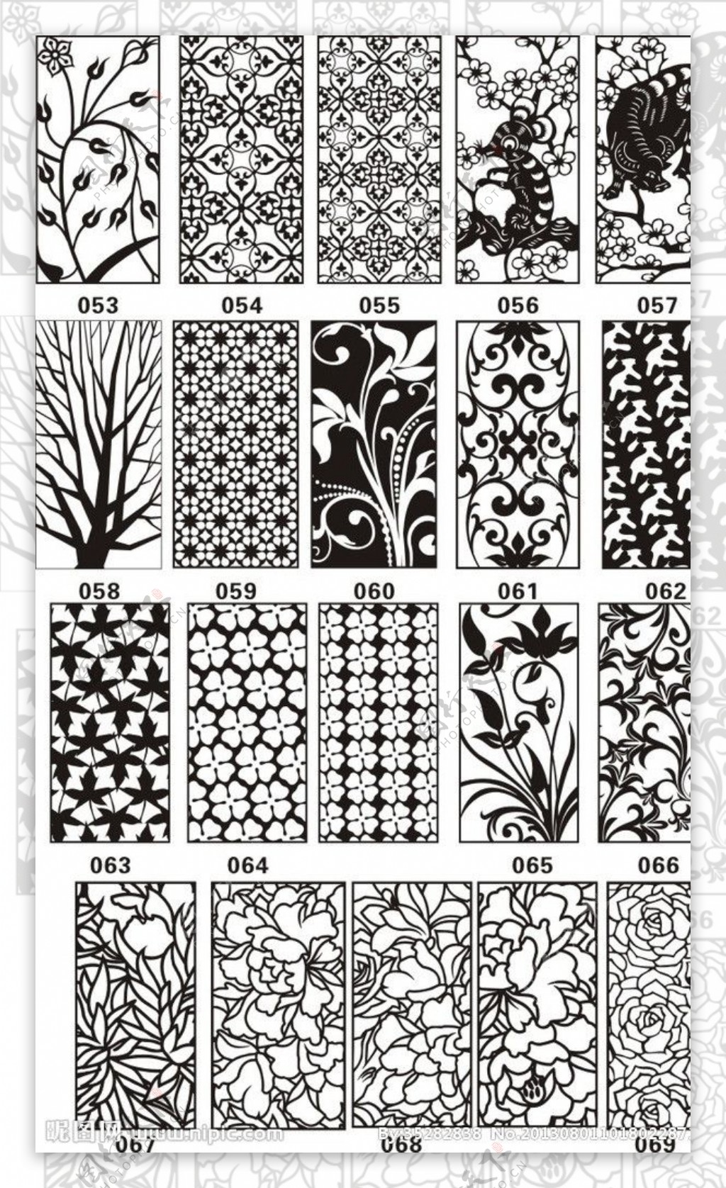 雕刻花纹图片素材-编号14872626-图行天下