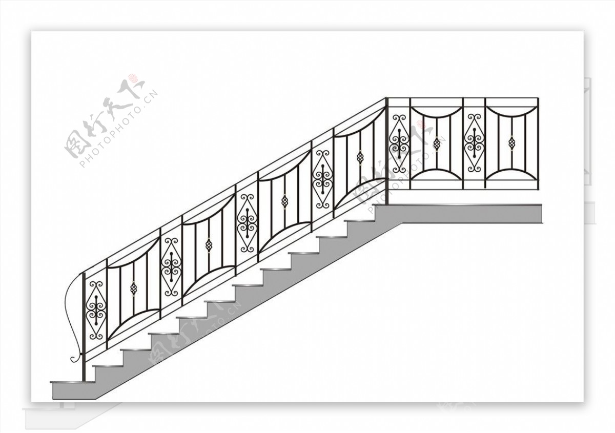 铁艺楼梯图片