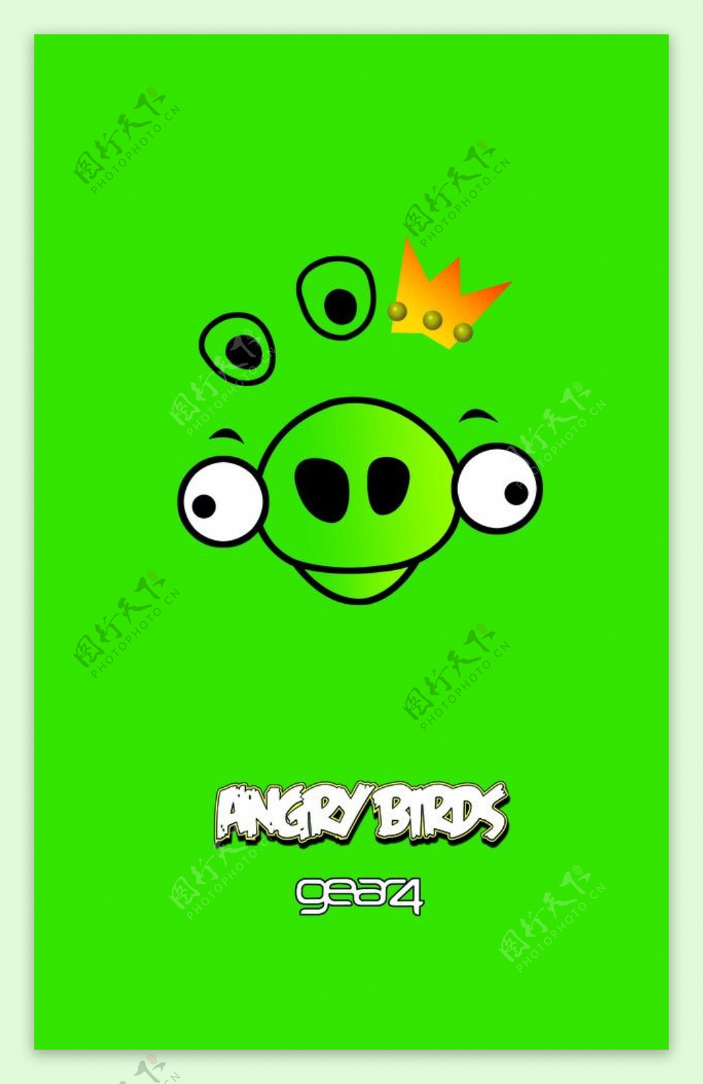 愤怒的小鸟绿鸟图片