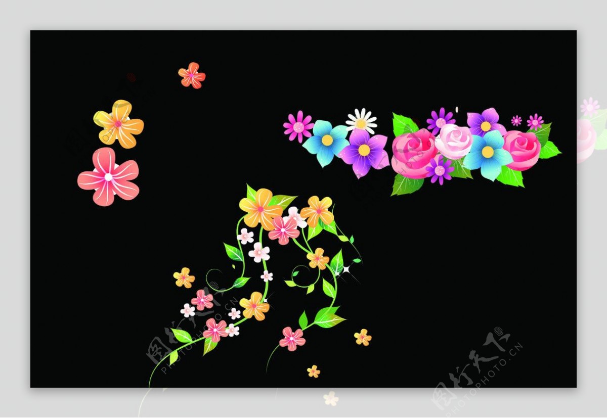 鲜花 花藤素材图片平面广告素材免费下载(图片编号:1492694)-六图网