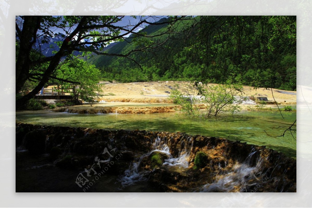 黄龙风景图片