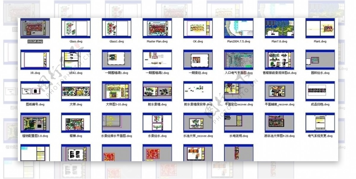 深圳金石雅苑方案全套施工图图片