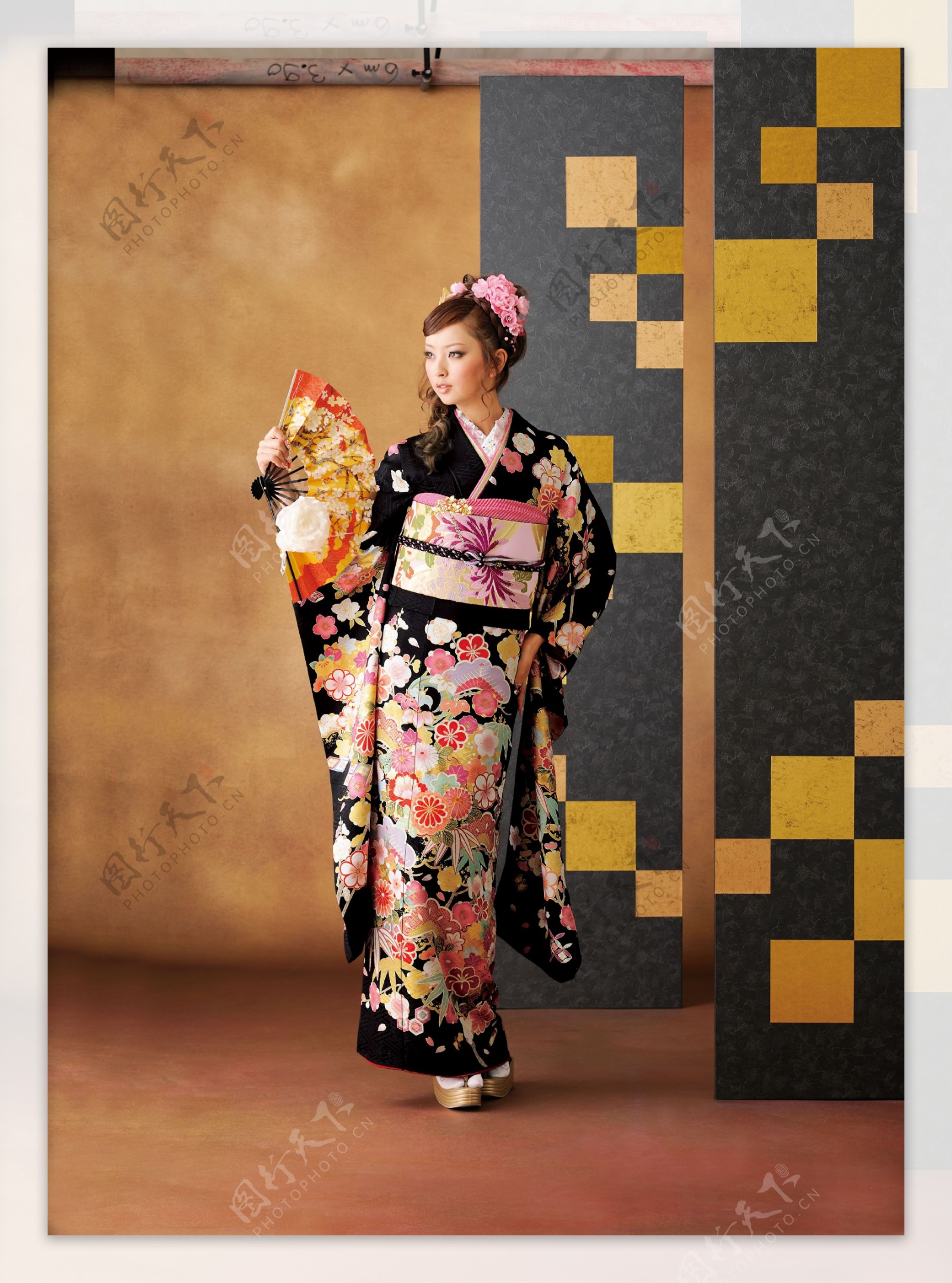 日本和服女性写真图片