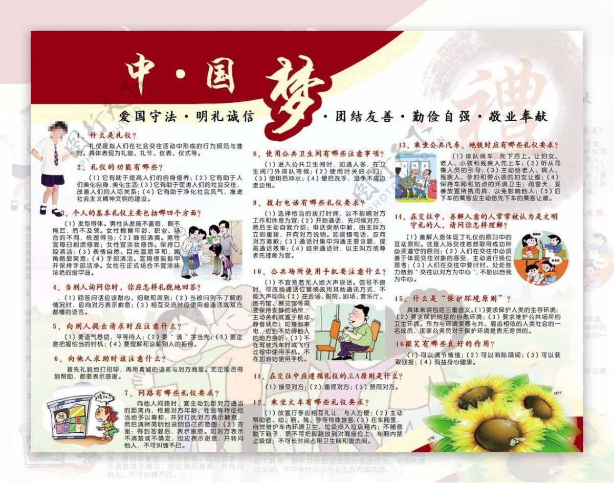 中国梦展板宣传设计图片