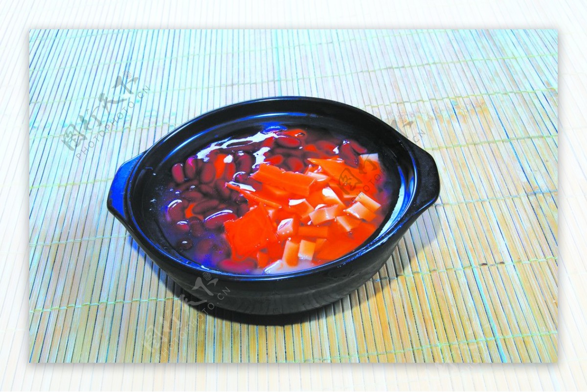 鲍汁百灵菇红腰豆图片
