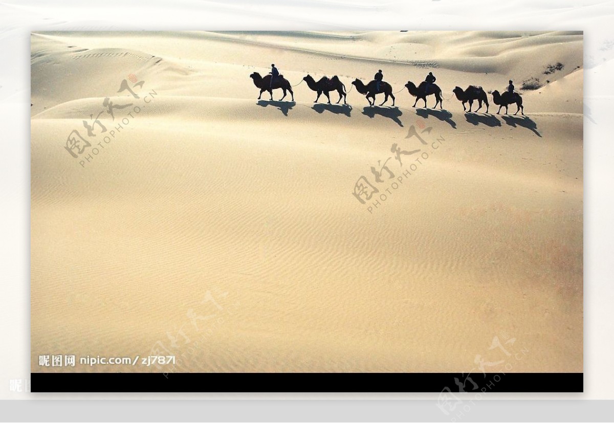 沙漠孤舟图片