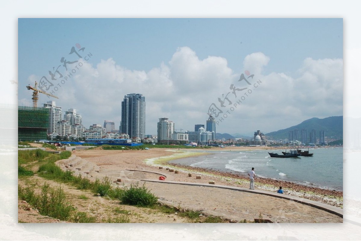 青岛石老人海水浴场图片