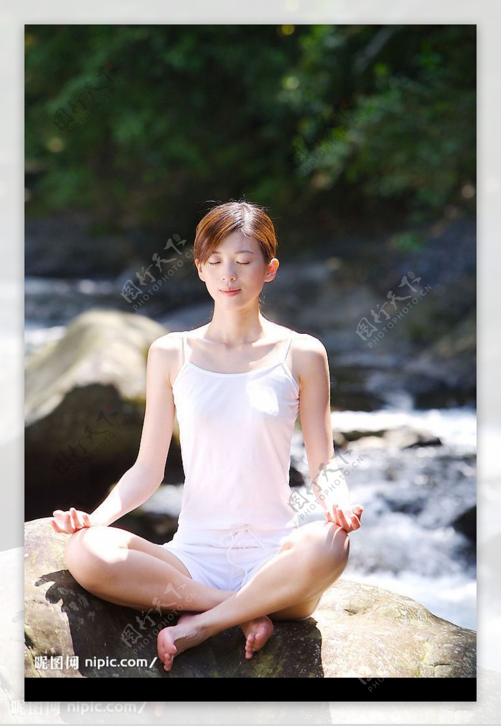 女性漂亮瑜伽健身健康图片
