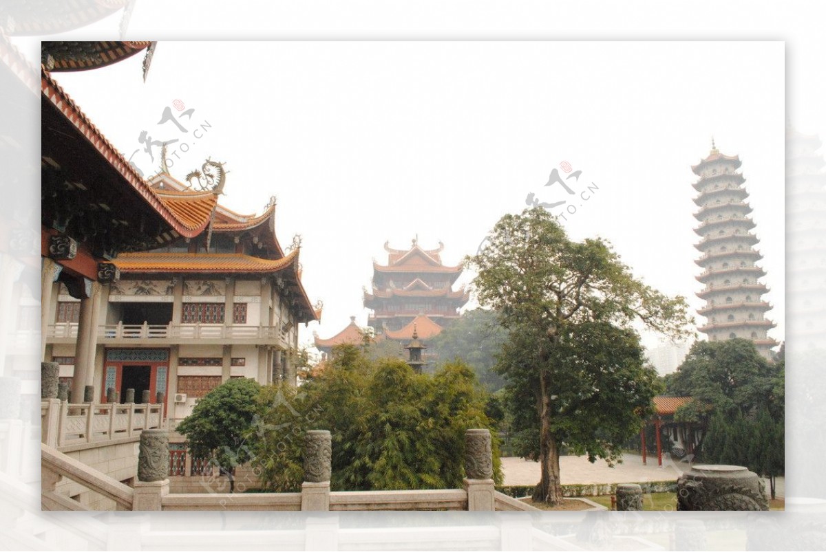 西禅寺风景图片