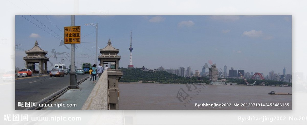 武汉长江大桥景观图片
