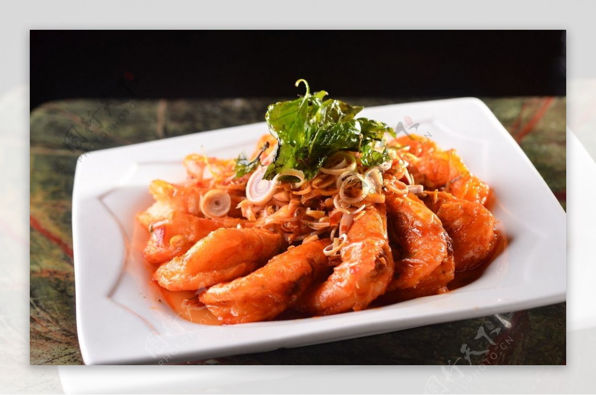 泰式香茅虾图片