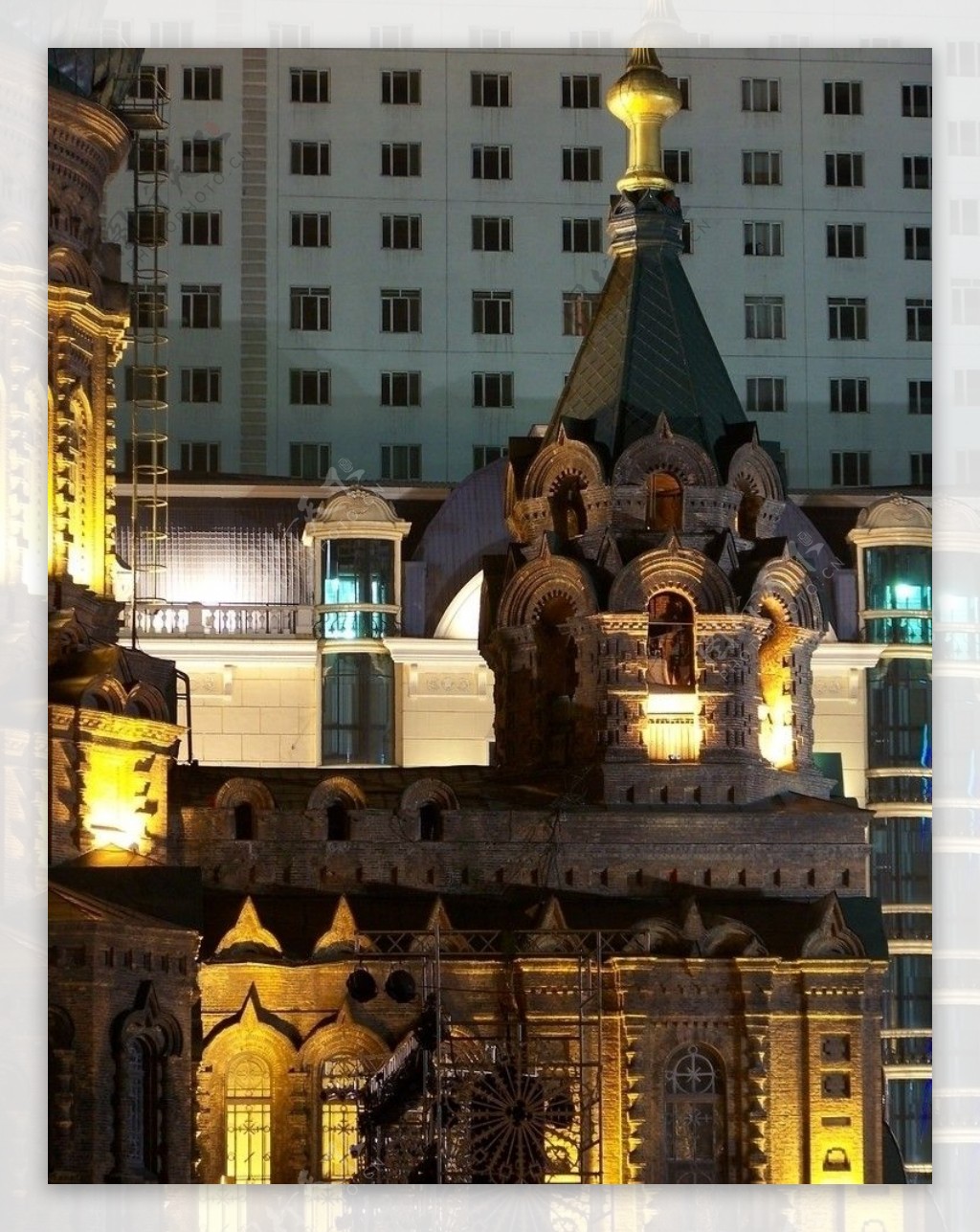 哈尔滨圣索菲亚大教堂侧厅图片