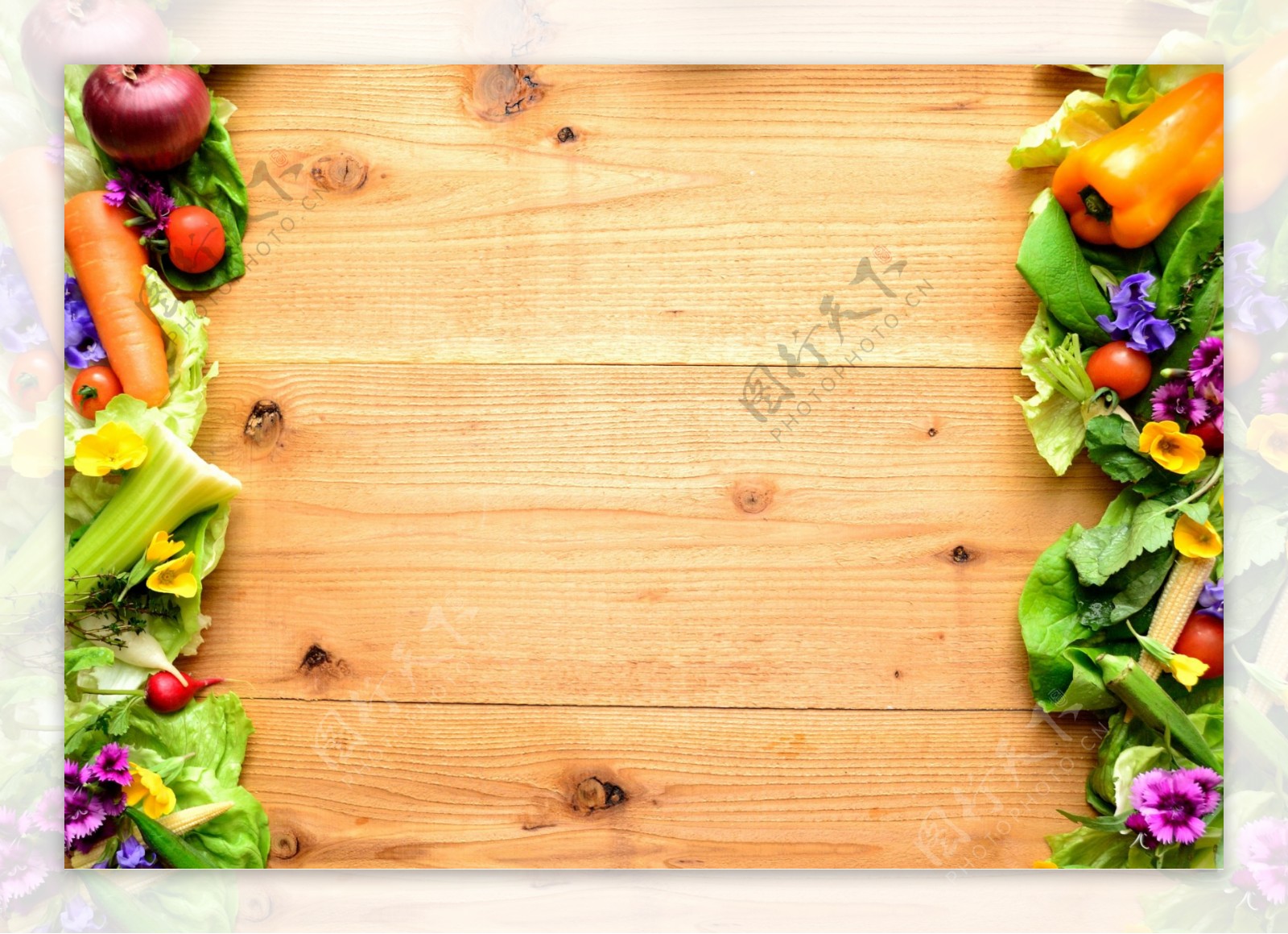瓜果蔬菜菜板子图片