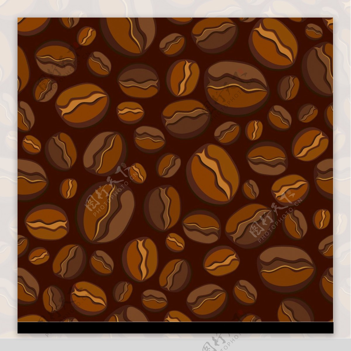 矢量咖啡豆素材图片