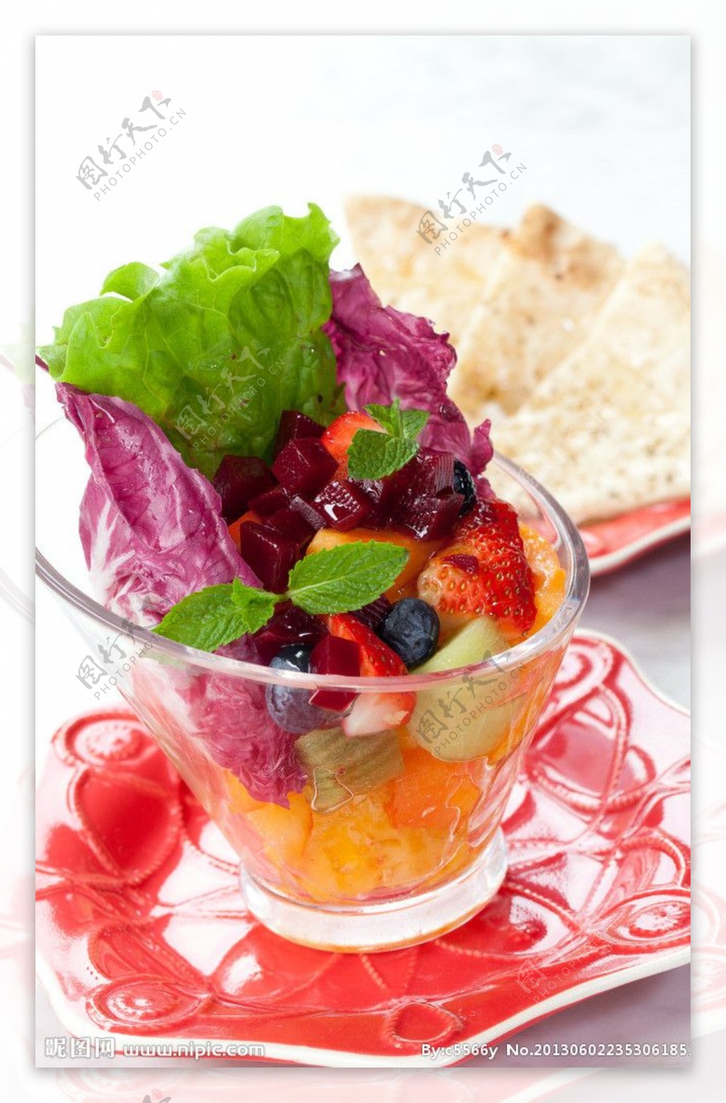 西餐沙拉绿色食品图片