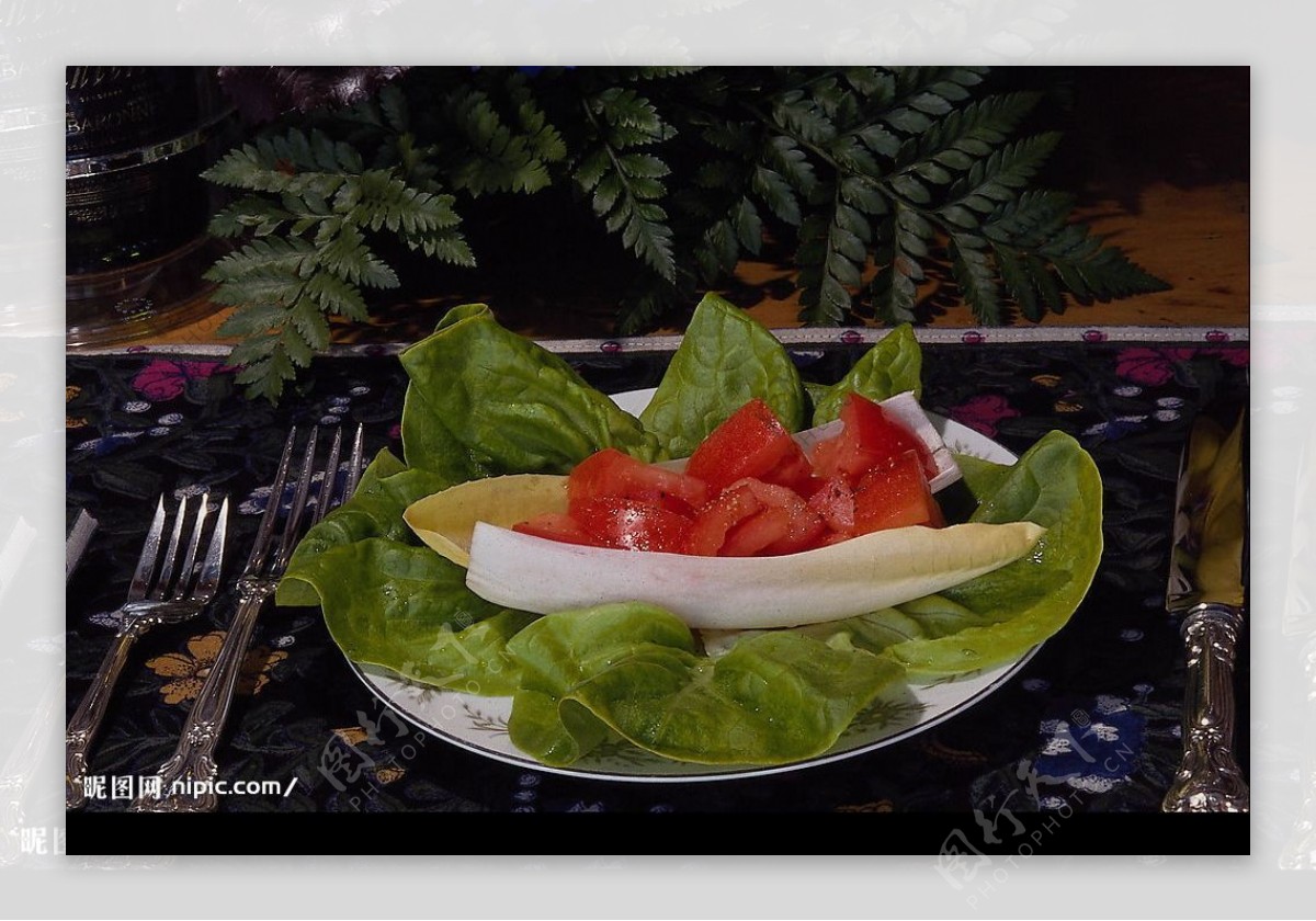 水果餐西餐食物高精度素材图片