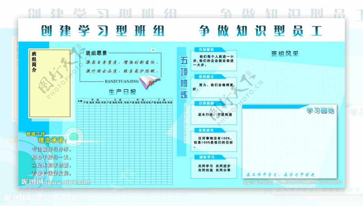 班组园地展板图片