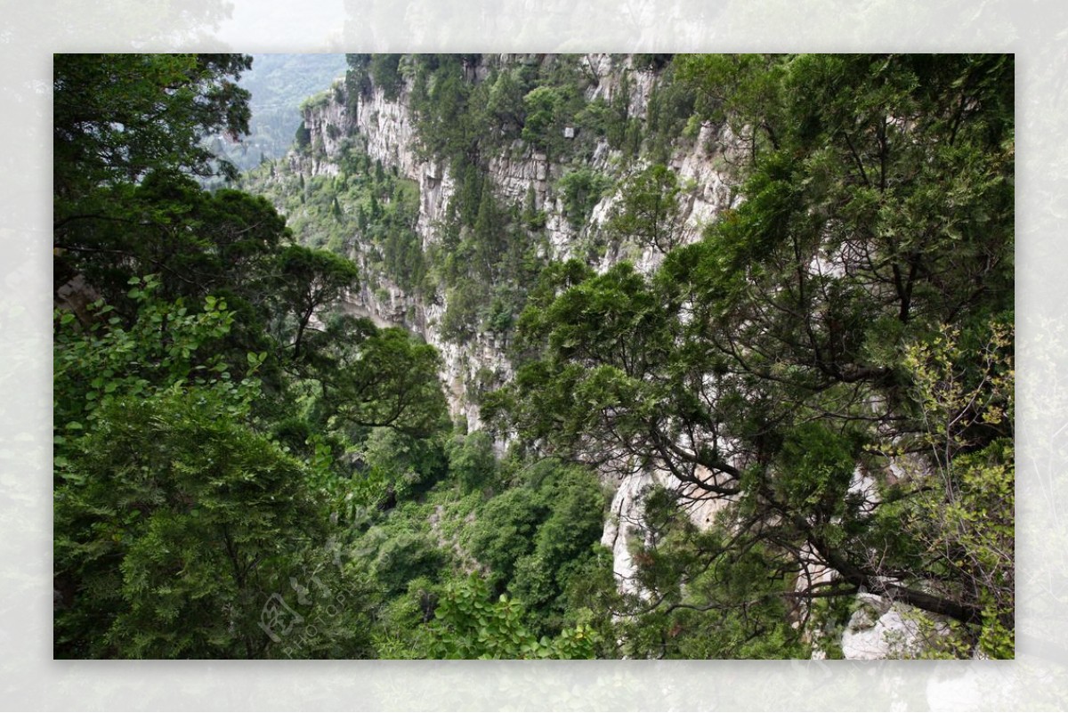 山东潭溪山山水风景图片