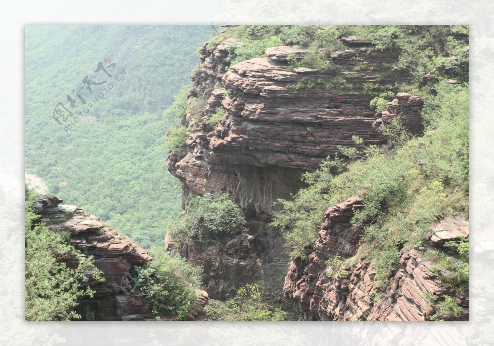 云台山红石峡风景图片