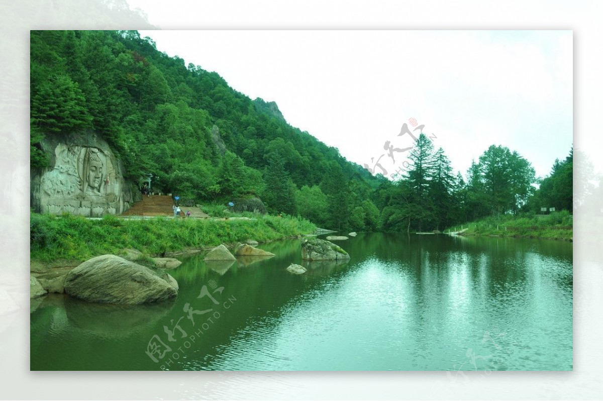 通天河莲花湖图片