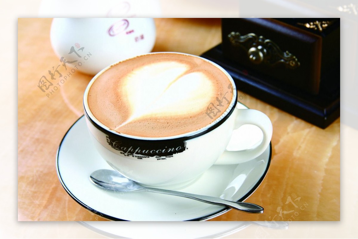 卡布基诺咖啡高清图片