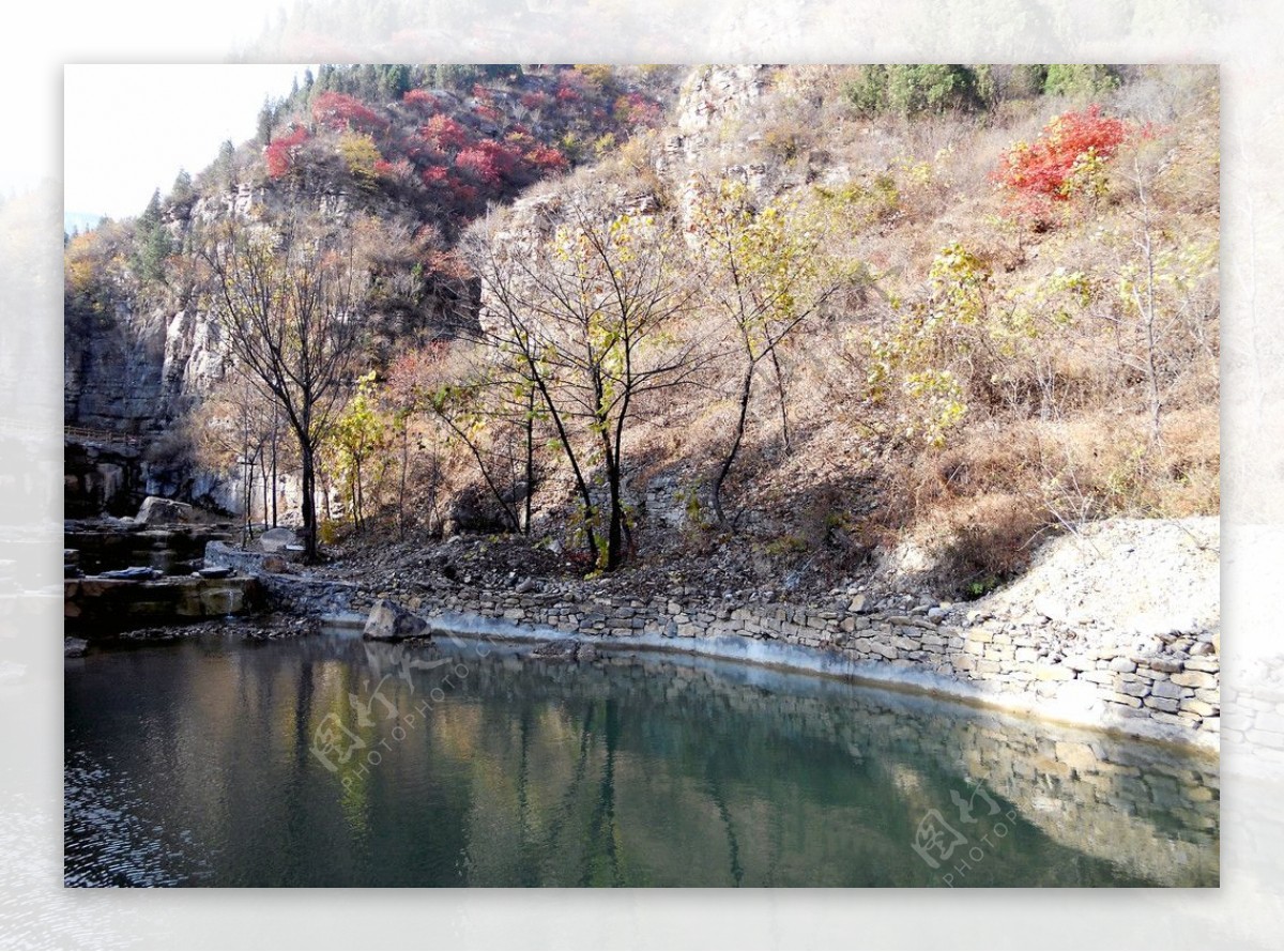 湖光山色图片