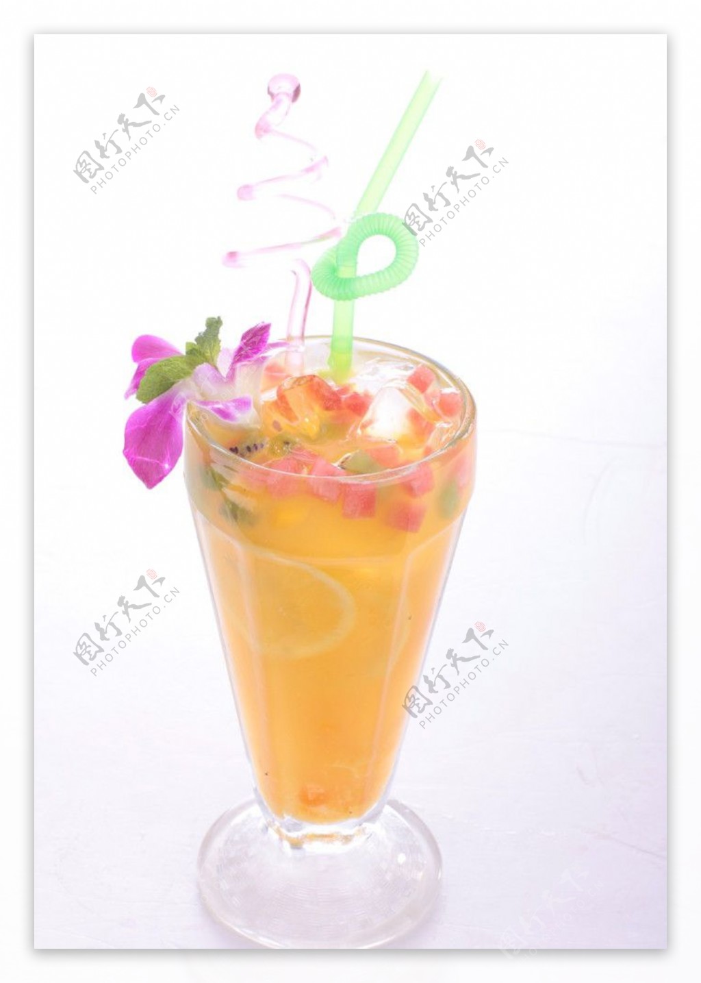 柚子冰果茶图片