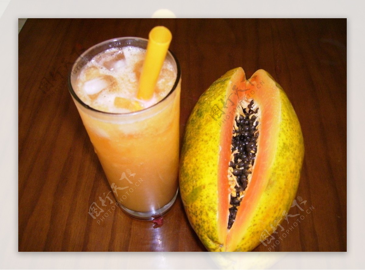 木瓜汁图片
