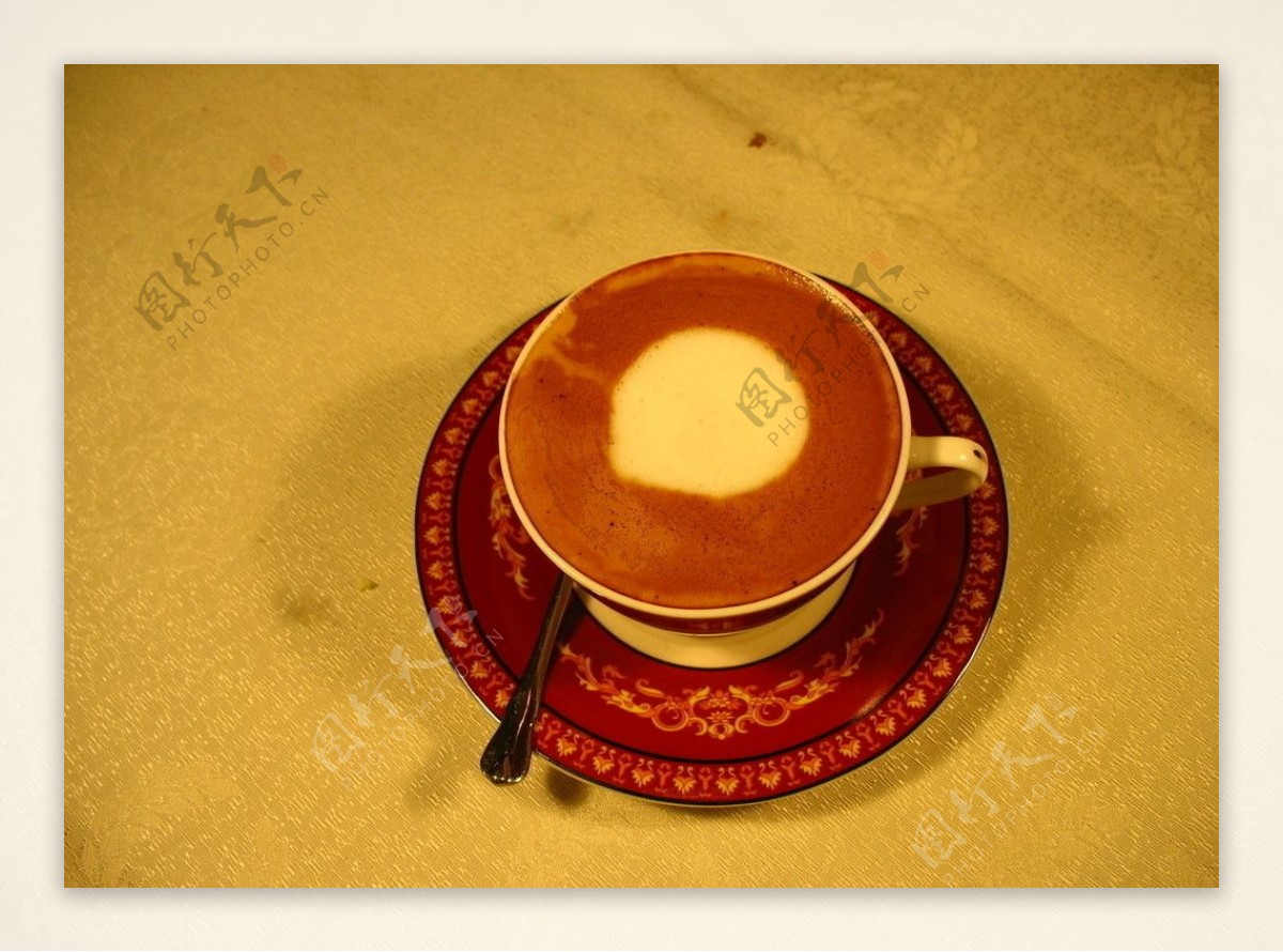 卡布基诺咖啡图片