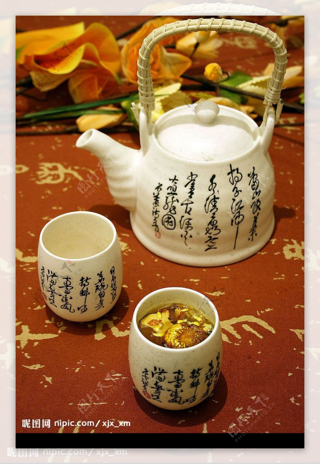 中国文化茶具图片