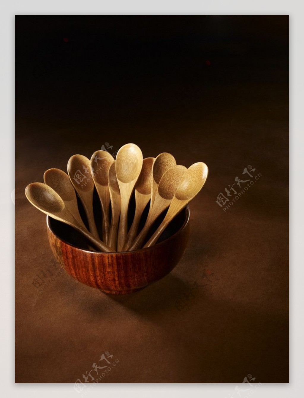 木勺木碗图片