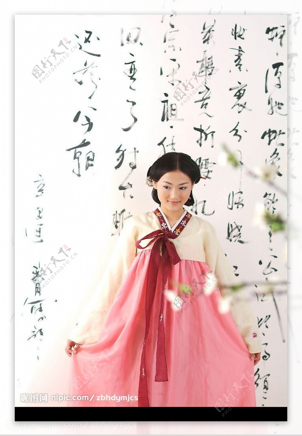 朝鲜服饰婚纱图片