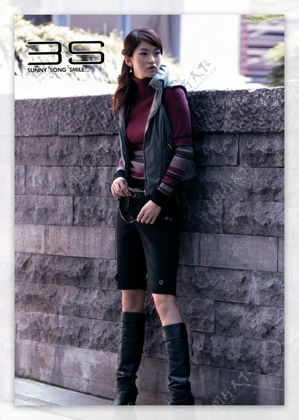3S时尚女装LOGO美女名模广告设计人物摄影人物图库摄影72DPIJPG图片
