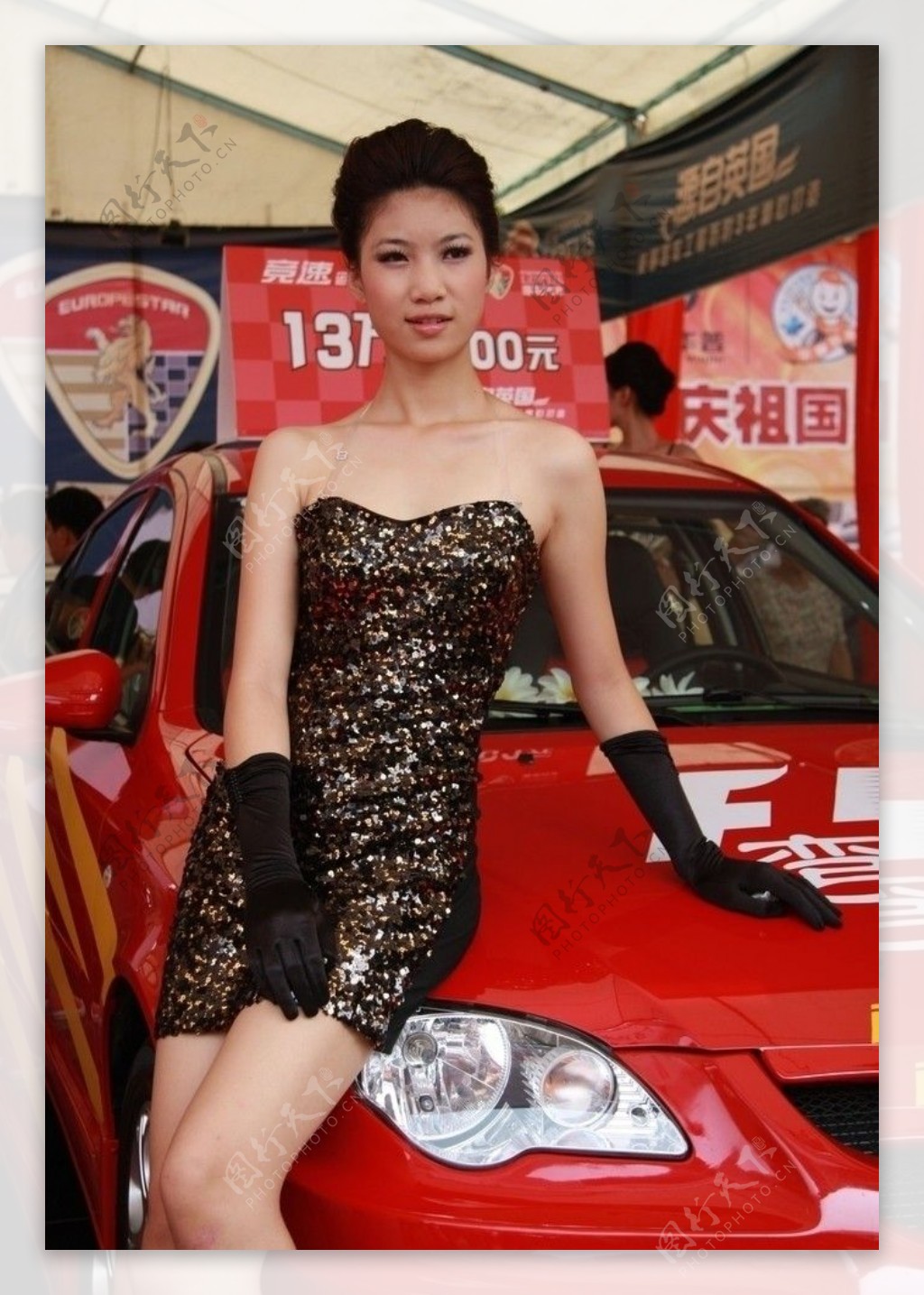 2009南宁北部湾汽车展靓模图片