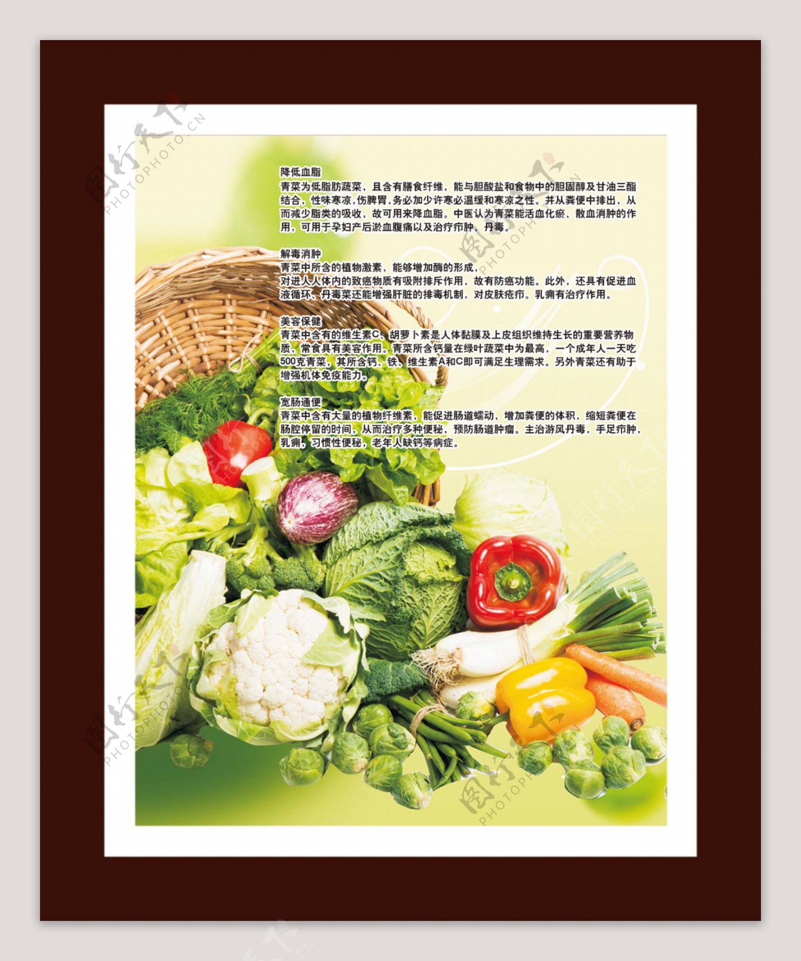 青菜广告图片